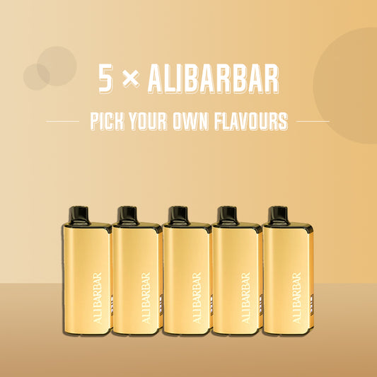 5 × ALIBARBAR 9000 (PICK YOUR OWN FLAVOURS)
