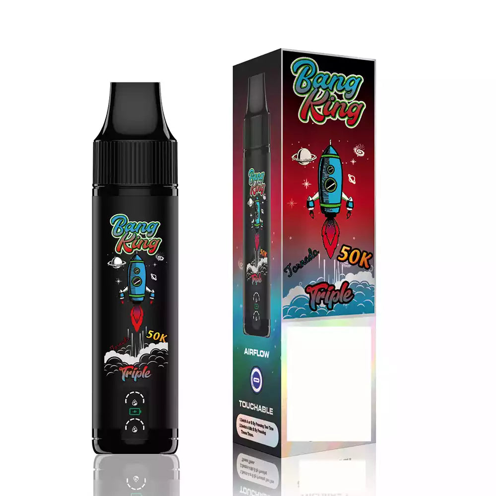 BANG KING 50K DSK066 Three Tastes Disposable Vapes Wholesale 50000 Puffs Big Capacity Bulk Buy Rechargeable