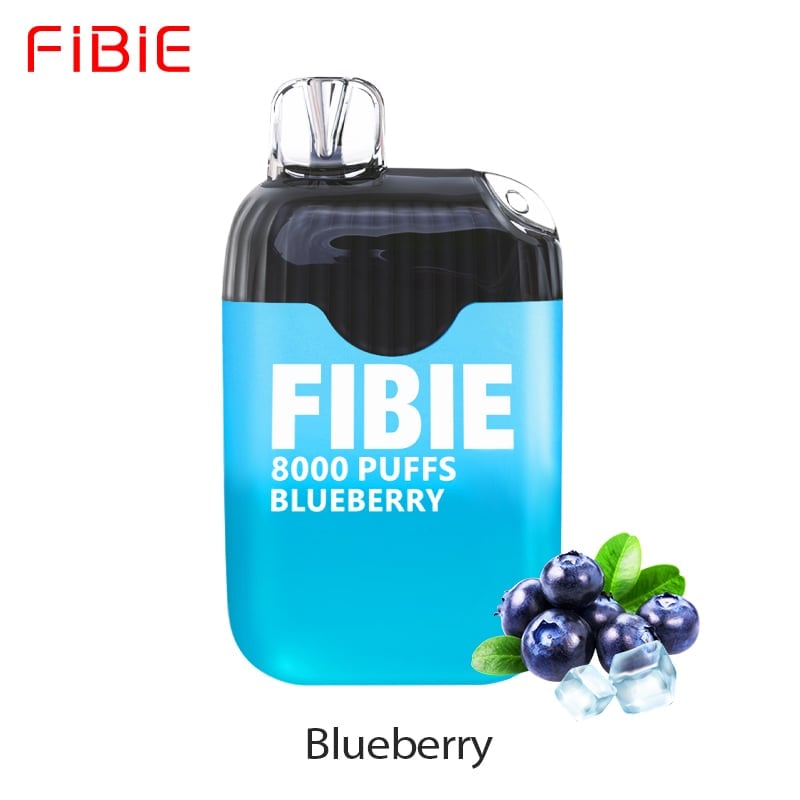 Blueberry -FIBIE 8000 Züge Einweg-E-Zigarette (8000 Züge) - 