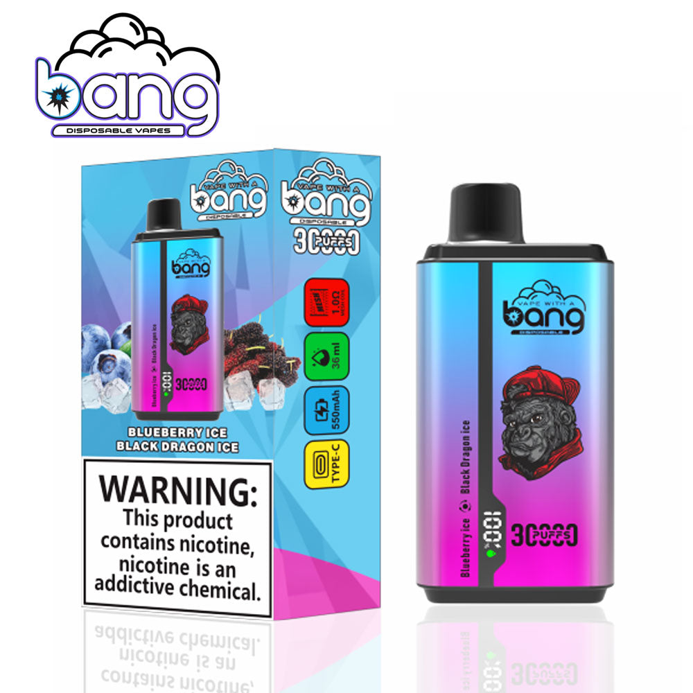 Bang Original 36000 Puffs Double Flavors Disposable Vape-550mAh Battery. 36ml E-liquid. Multiple Nicotine 12 Flavors