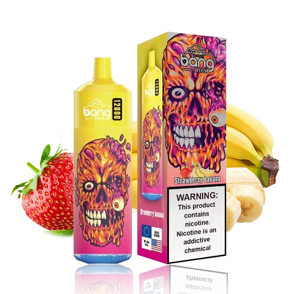 Vape 12k Bang Box 12000 Puffs disposable vapor popular in France Poland-650mAh Battery, 23ml E-liquid, Multiple Nicotine 20 Flavors