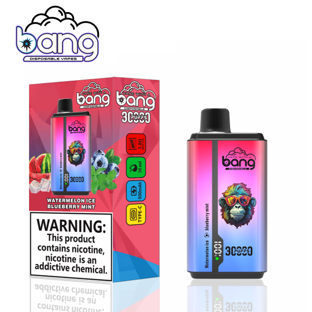 Bang Original 36000 Puffs Double Flavors Disposable Vape-550mAh Battery. 36ml E-liquid. Multiple Nicotine 12 Flavors