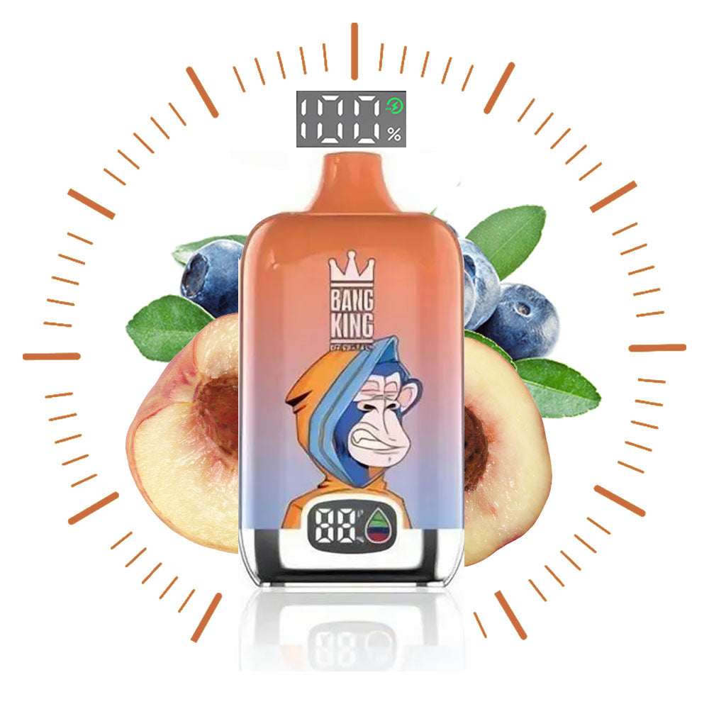 BANG KING Vape Original  15000 Puffs Digital Price Free Shipping Sweden Romania Italy Germany-650mAh Battery. 25ml E-liquid. Multiple Nicotine 10 Flavors