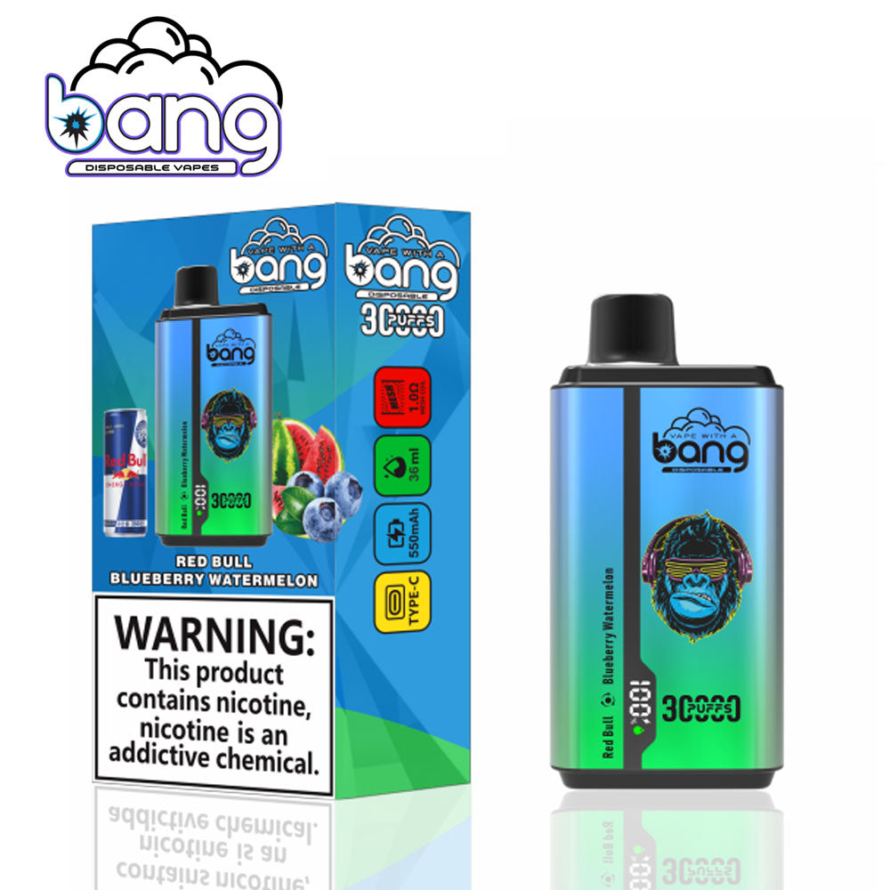 Bang Original 36000 Puffs Double Flavors Disposable Vape-550mAh Battery. 36ml E-liquid. Multiple Nicotine 12 Flavors