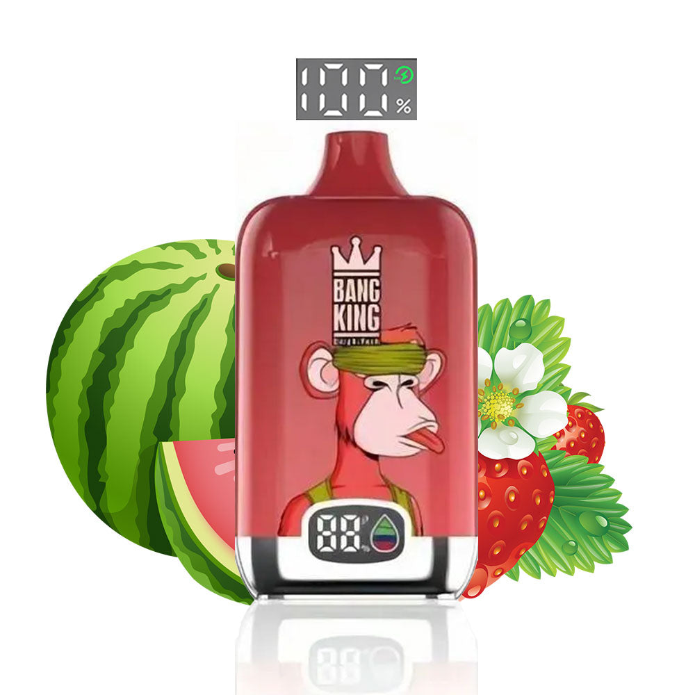 BANG KING Vape Original  15000 Puffs Digital Price Free Shipping Sweden Romania Italy Germany-650mAh Battery. 25ml E-liquid. Multiple Nicotine 10 Flavors