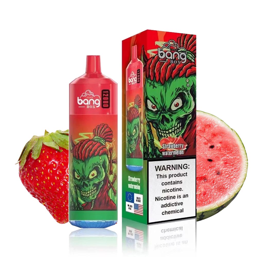 Vape 12k Bang Box 12000 Puffs disposable vapor popular in France Poland-650mAh Battery, 23ml E-liquid, Multiple Nicotine 20 Flavors