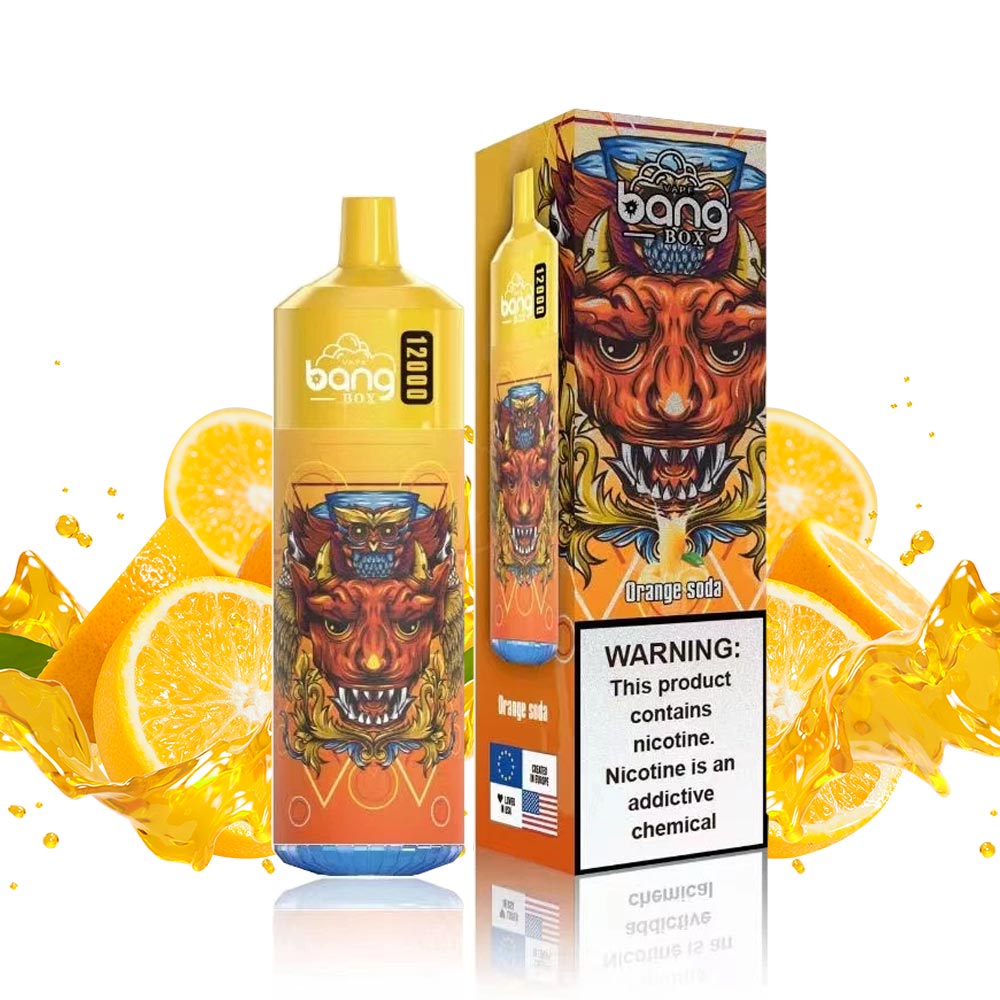 Vape 12k Bang Box 12000 Puffs disposable vapor popular in France Poland-650mAh Battery, 23ml E-liquid, Multiple Nicotine 20 Flavors