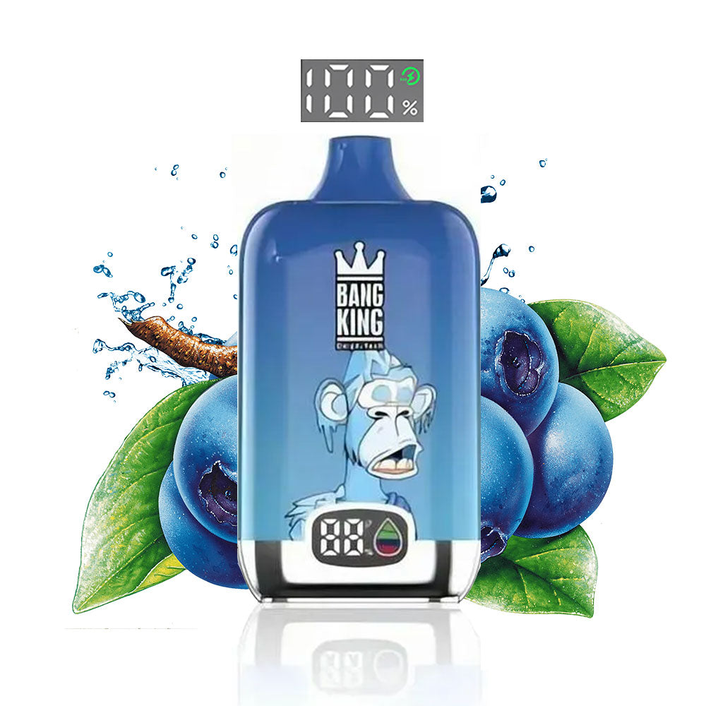 BANG KING Vape Original  15000 Puffs Digital Price Free Shipping Sweden Romania Italy Germany-650mAh Battery. 25ml E-liquid. Multiple Nicotine 10 Flavors