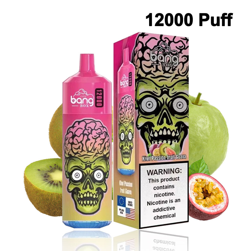 Vape 12k Bang Box 12000 Puffs disposable vapor popular in France Poland-650mAh Battery, 23ml E-liquid, Multiple Nicotine 20 Flavors