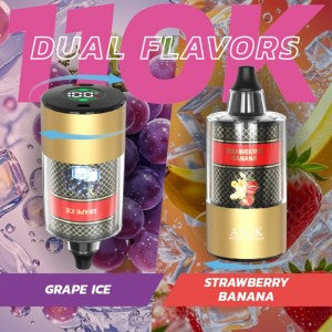 AAOK elektronische Wasserpfeife (E-Shisha) 110.000 Züge 60 ml Pod-System Wasserpfeife Vape 
