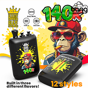 Bang Blaze 140K Disposable Vape with 3-in-1 Flavor Pod | Up to 140.000 Puffs