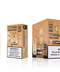 Bang King Smart screen 15000 puffs Disposable Vape(0% to 5% Nicotine) 25mL . 650mAh.12 Flavors