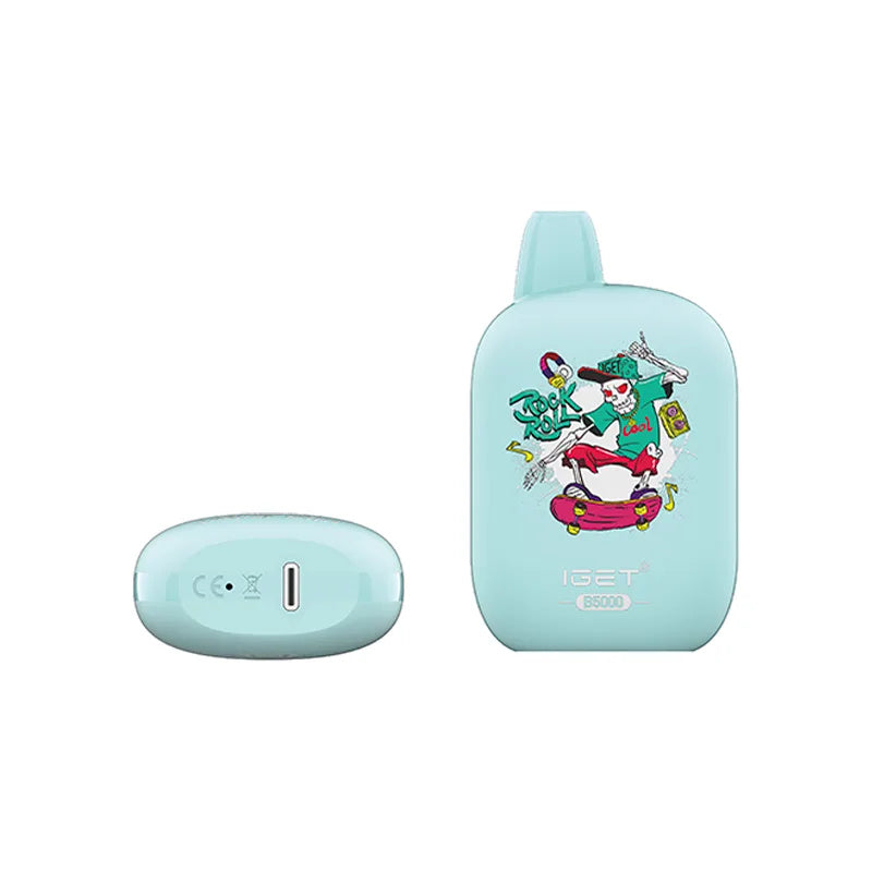IGET B5000 Puffs Einweg-E-Zigarette – 10 ml E-Liquid, wiederaufladbar, 40 mg/50 mg Nikotin 