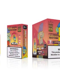 Bang King Smart screen 15000 puffs Disposable Vape(0% to 5% Nicotine) 25mL . 650mAh.12 Flavors