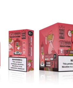 Bang King Smart screen 15000 puffs Disposable Vape(0% to 5% Nicotine) 25mL . 650mAh.12 Flavors