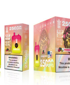 Bang King 25000 Puffs - 46mL Dual Tank (0%-5% Nicotine) 650mAh Battery 12 Flavors