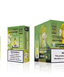 Bang King Smart screen 15000 puffs Disposable Vape(0% to 5% Nicotine) 25mL . 650mAh.12 Flavors