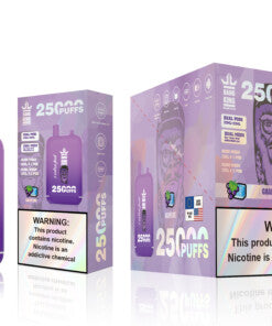 Bang King 25000 Puffs - 46mL Dual Tank (0%-5% Nicotine) 650mAh Battery 12 Flavors
