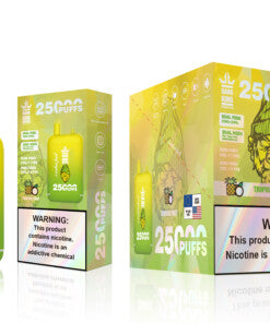 Bang King 25000 Puffs - 46mL Dual Tank (0%-5% Nicotine) 650mAh Battery 12 Flavors