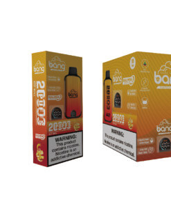 Bang Disposable Vape 20000 puffs Original Randm Tornado(0% to 5% Nicotine) Digital Smart Screen 25.0mL 650mAh 12 Flavors