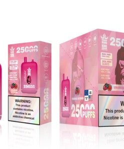 Bang King 25000 Puffs - 46mL Dual Tank (0%-5% Nicotine) 650mAh Battery 12 Flavors