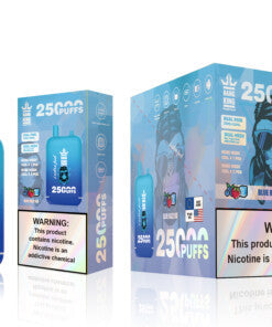 Bang King 25000 Puffs - (23ml+23ml )e-liquid Dual Tank (0% to 5% Nicotine) 650mAh Battery 12 Flavors