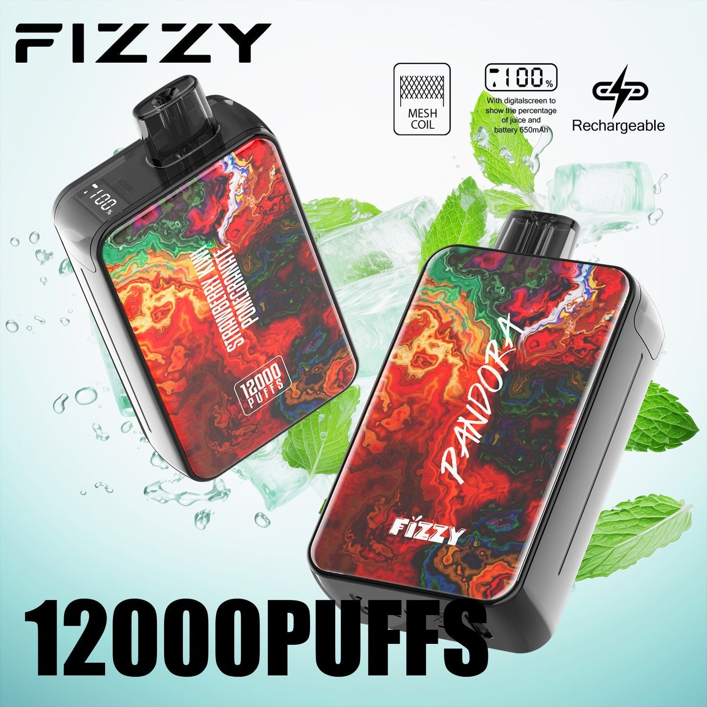 FIZZY PANDORA 12000 Puffs Disposable Vape Wholesale