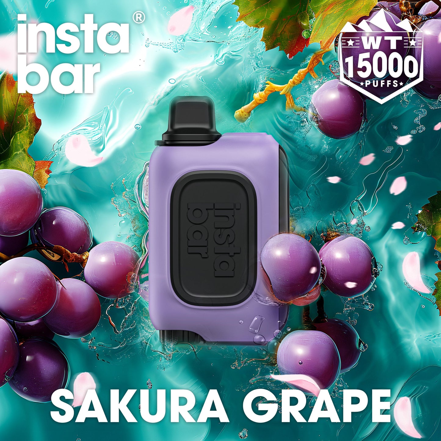 Sakura Grape&amp;INSTABAR WT15000 PUFFS 