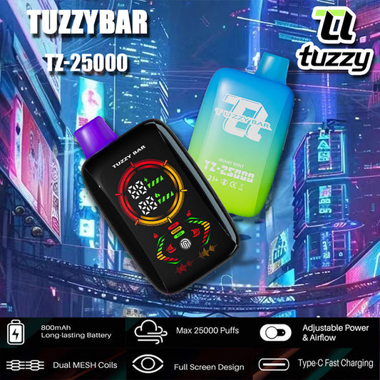 TUZZY BAR TZ 25000 Züge Einweg-E-Zigarette Großhandel 