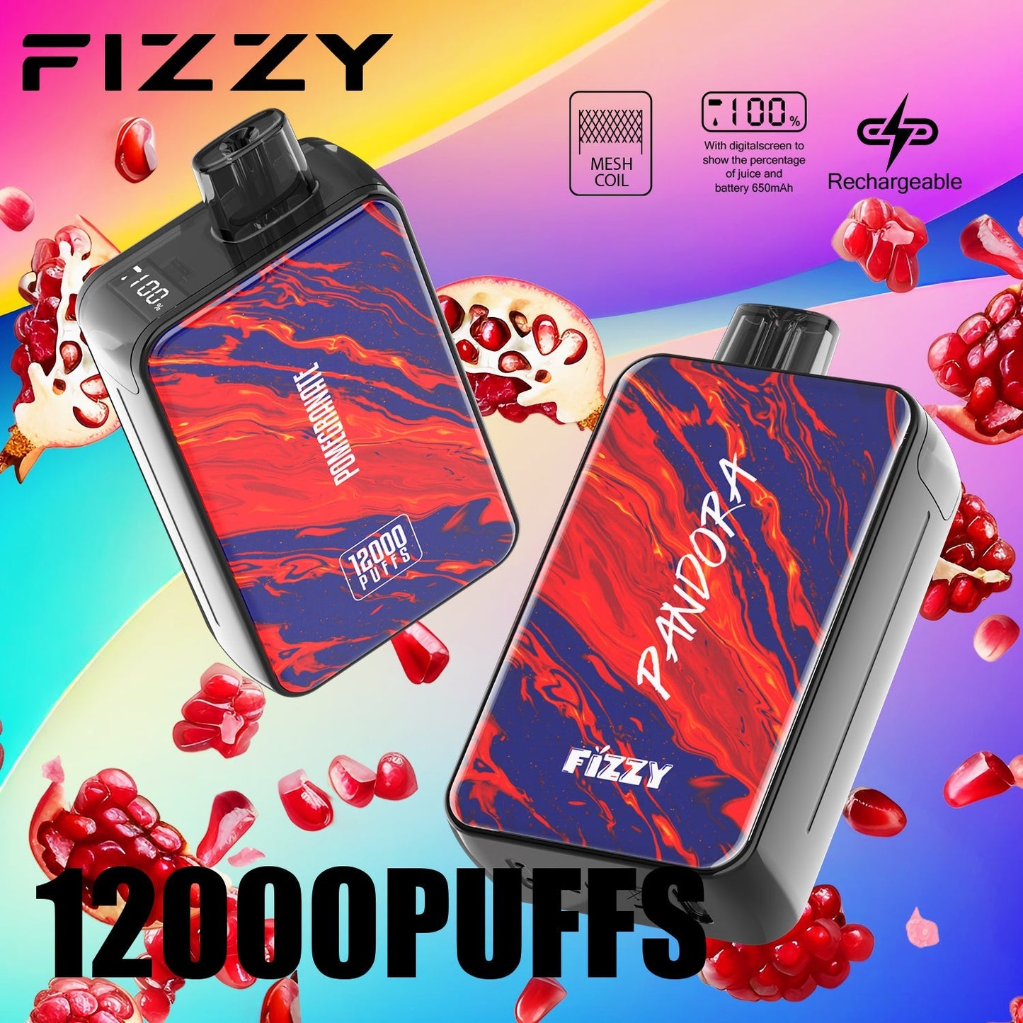 FIZZY PANDORA 12000 Puffs Disposable Vape Wholesale