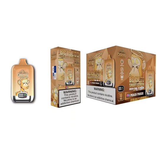 Bang disposable BC 15000 puff Disposable Vape Wholesale Vape Pen E Cigarette Prefilled 25ml 650mAh 12 Flavors