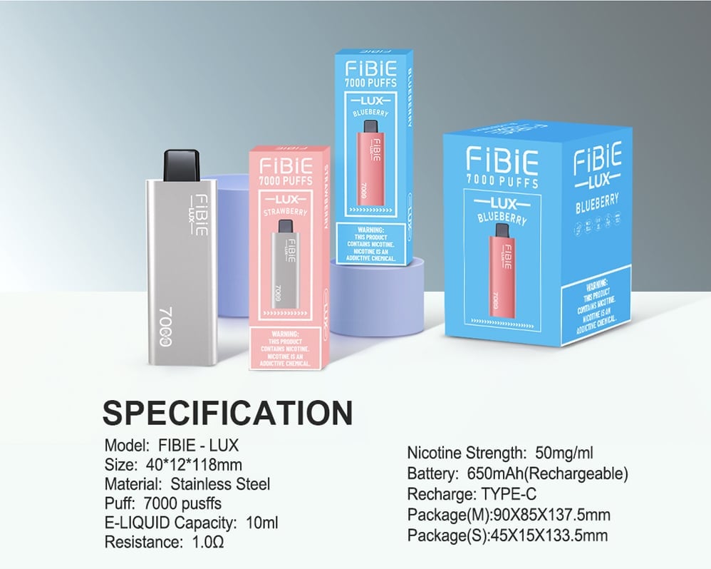 MANGO -FIBIE 7000 Züge Einweg-E-Zigarette (7000 Züge) 