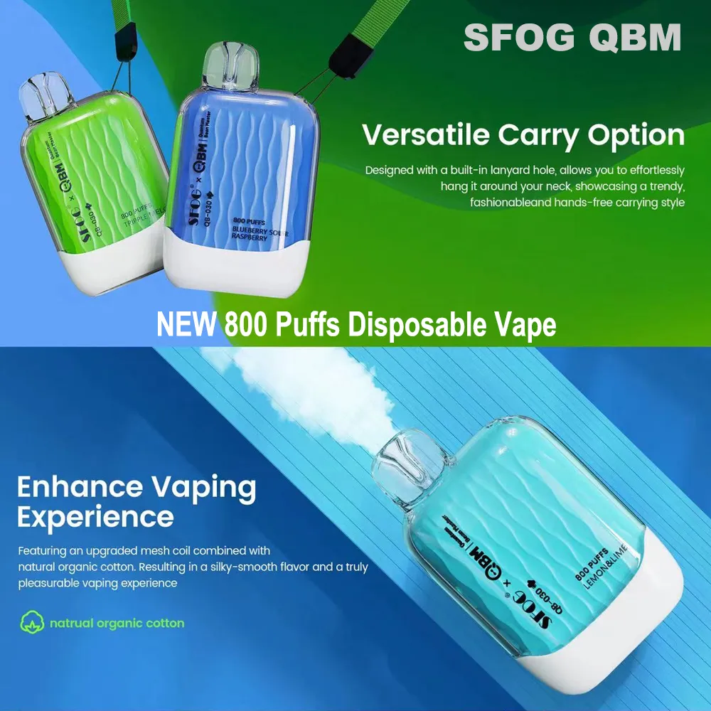 SFOG QB030 800 Züge Einweg-Vape Großhandel 