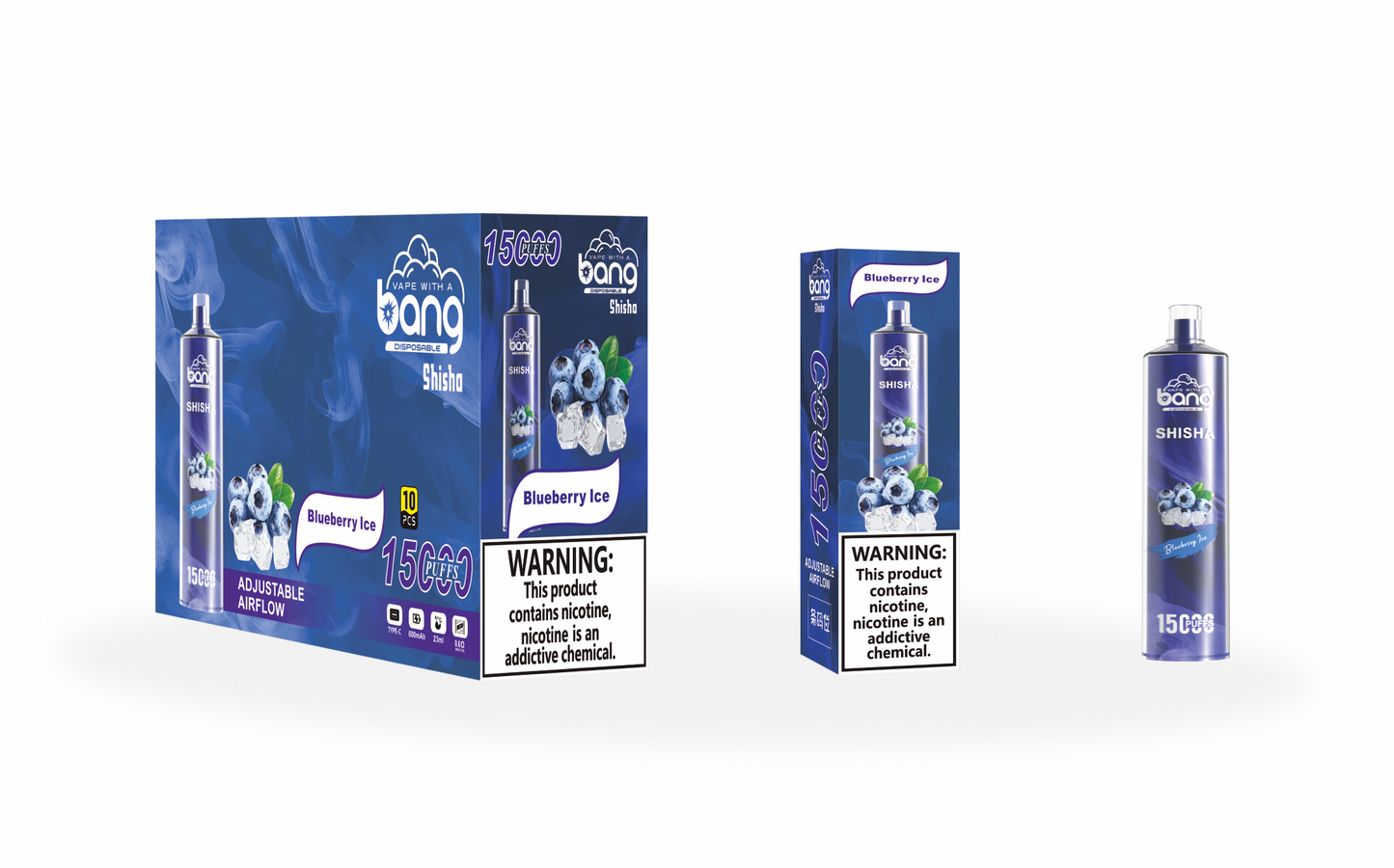 BangKing 12K Puffs Smart Full Screen Turn Ice Wholesale Disposable Vape Puff 12000k Prefilled Pod-850mAh Battery. Multiple Nicotine 12 Flavors