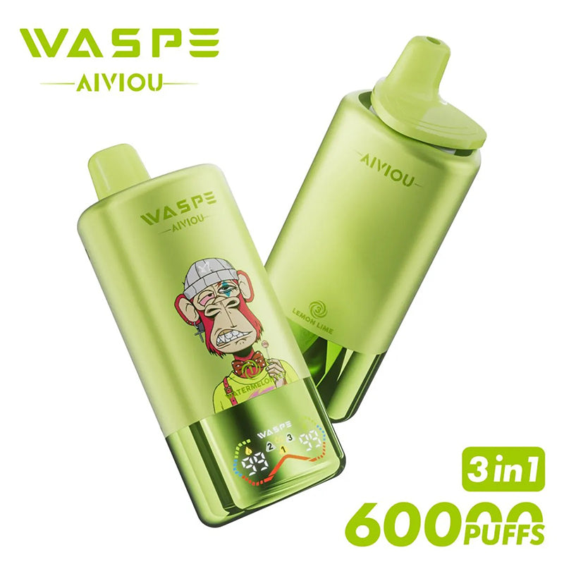 WASPE 3in1 Einweg-E-Zigarette für 60.000 Züge (Großhandel) 