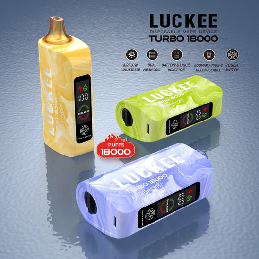 LUCKEE TURBO 18000 Züge Einweg-E-Zigarette Großhandel 