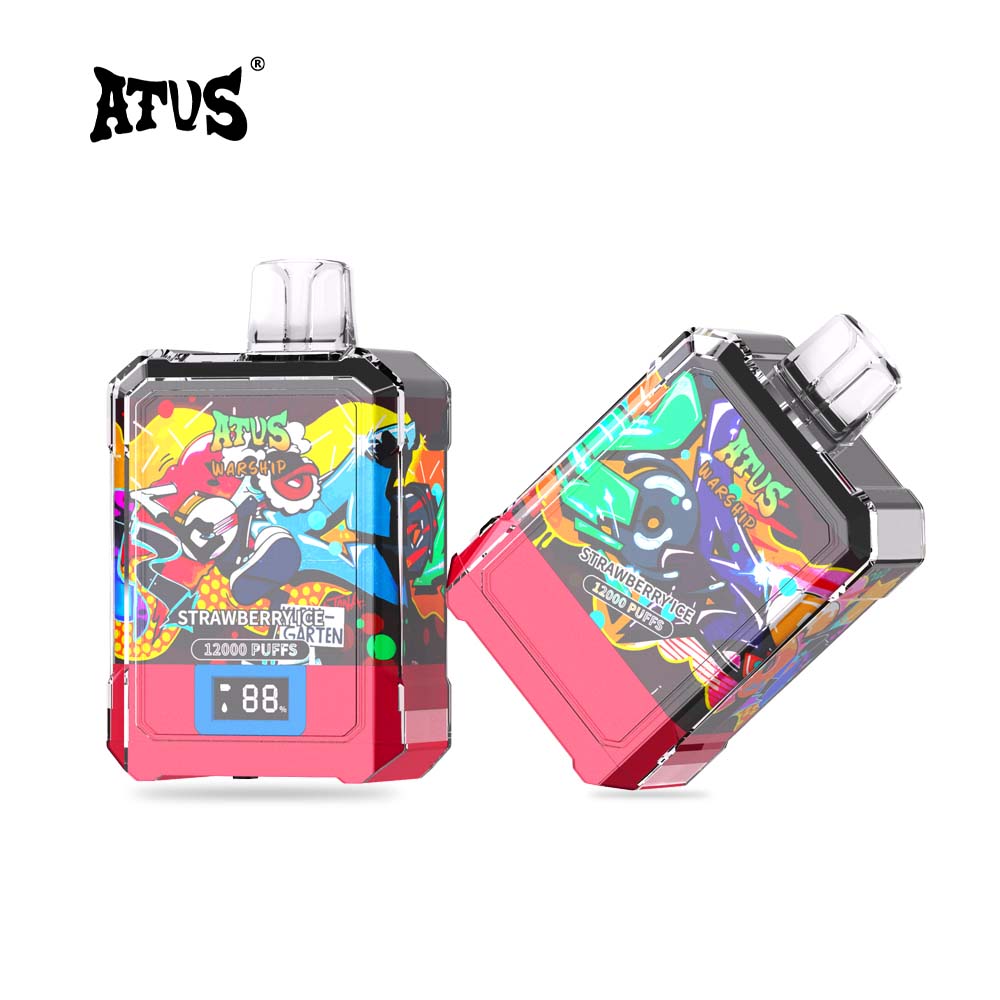 ATVS Warship 12000 Puffs Disposable Vape Wholesale-650mAh battery. 20ml E-liquid. Multiple Nicotine 16 Flavors