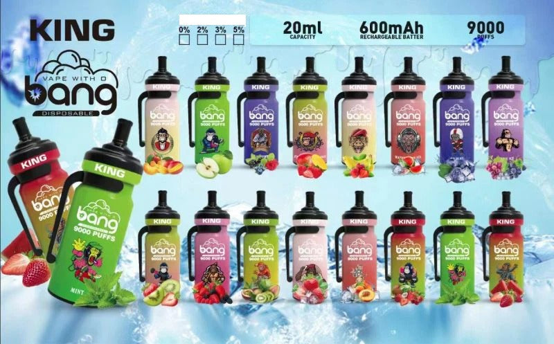 Bang King 9000 Puffs Vape original E Cigarette Bulk Buy