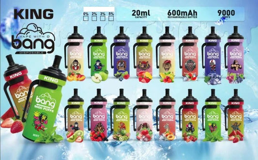 Bang King 9000 Puffs Vape original E Cigarette Bulk Buy