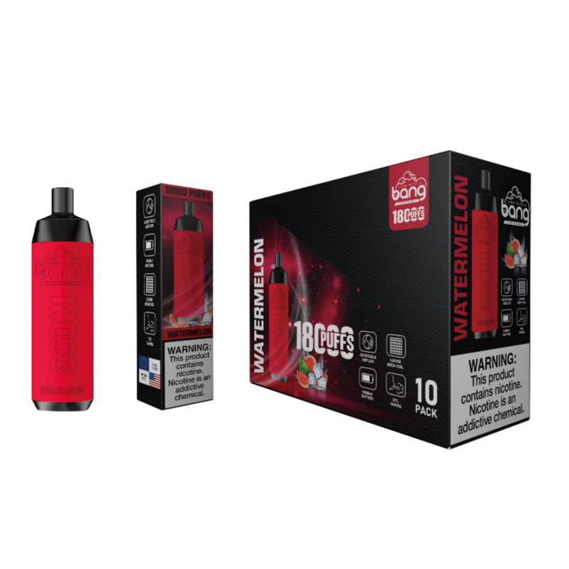 BANG 18000 Puffs Disposable Vape Wholesale-600mAh Battery. 22ml E-liquid. Multiple Nicotine 12 Flavors
