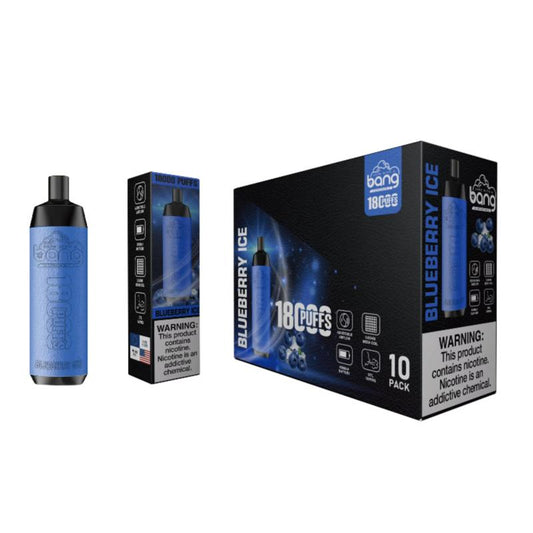 BANG 18000 Puffs Disposable Vape Wholesale-600mAh Battery. 22ml E-liquid. Multiple Nicotine 12 Flavors