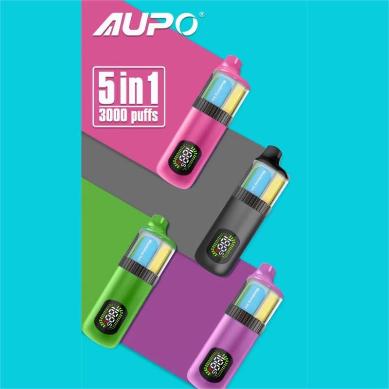 AUPO 5-IN-1 Einweg-E-Zigarette für 3000 Züge (Großhandel) 