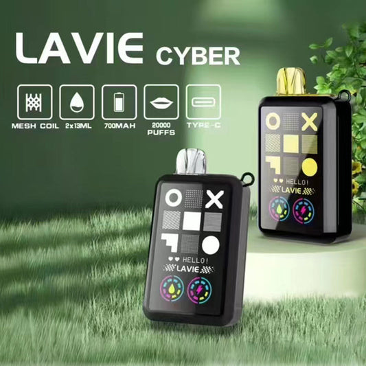 LAVIE Cyber ​​Double Flavor Einweg-E-Zigarette für 20.000 Züge (Großhandel) 