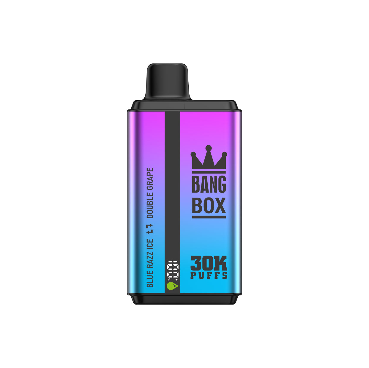 BANGBOX 30000 puffs dual flavors vape.LED Display capcity Batterya .35ml 850MAH .12 Flavor Display