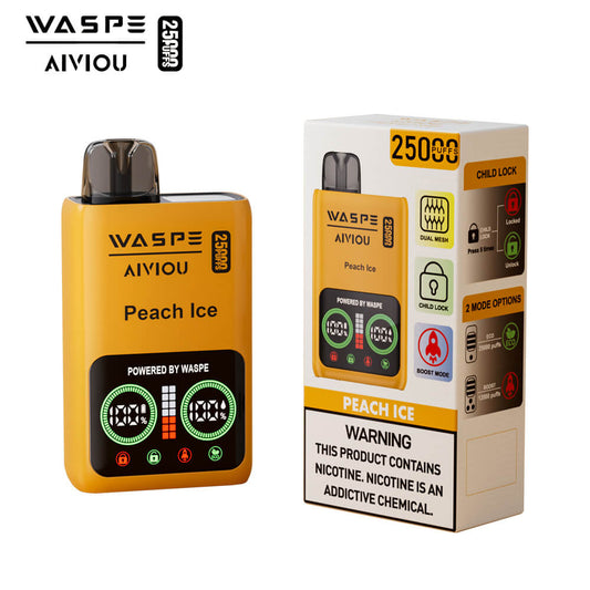 WASPE 25000 Puffs Disposable Vape Wholesale,	650 mAh ,25ML 10Flavors