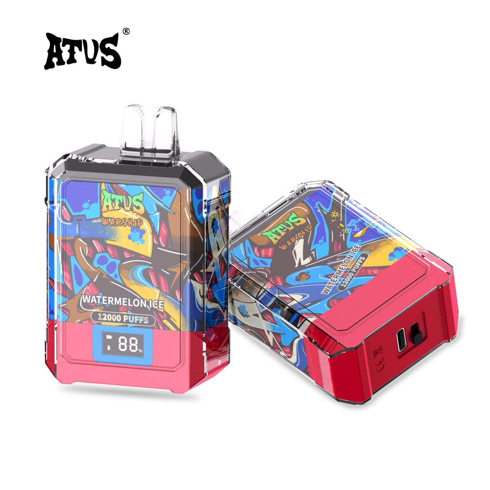 ATVS Warship 12000 Puffs Disposable Vape Wholesale-650mAh battery. 20ml E-liquid. Multiple Nicotine 16 Flavors