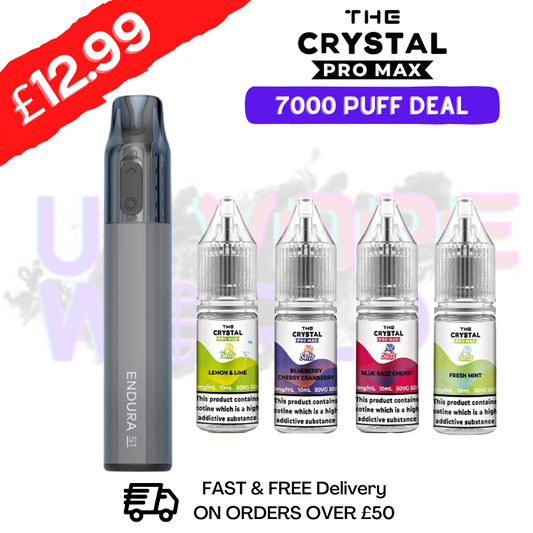 Crystal Pro Max 7000 Puff ULTRA X INNOKIN S1 Einweg-E-Zigarette