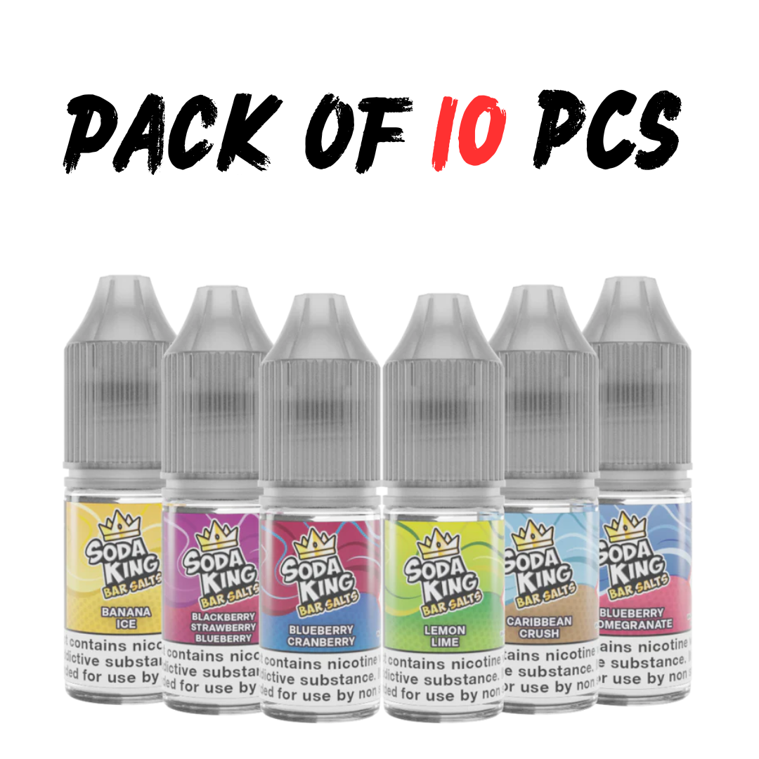 Soda King Bar Nikotinsalze 10 mg/20 mg, 10 ml, 10er-Packung (TPD UK)