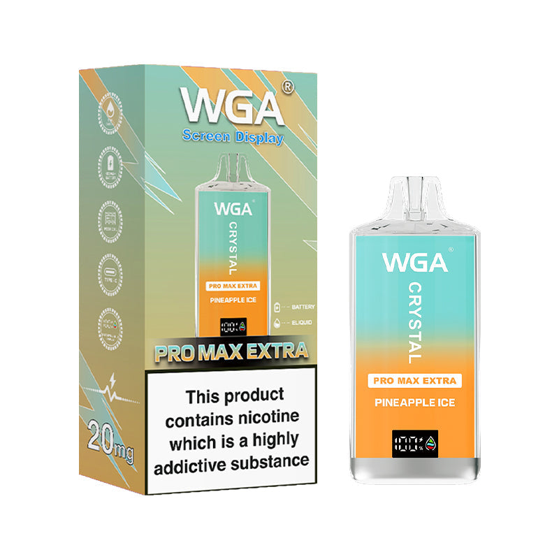 wga vape Crystal BANANA ICE Pro Max Extra 15000 Puffs Einweg-Vape CS 