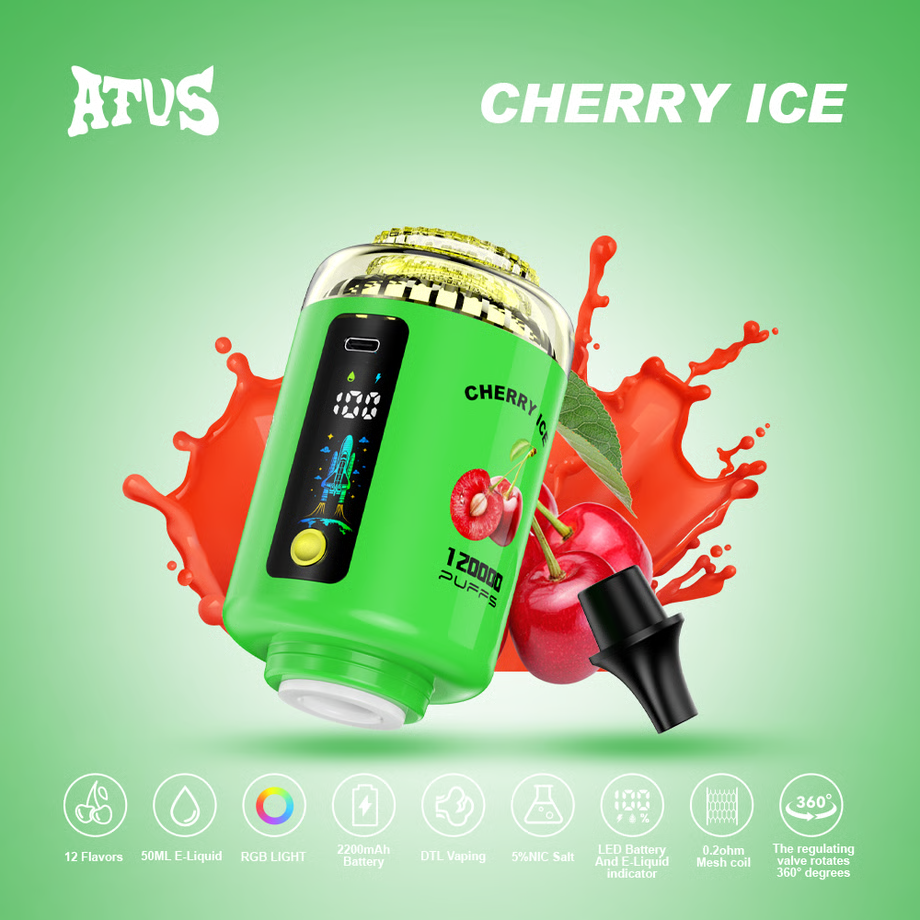 ATVS 120K Puffs Shisha Hookah Wholesale Disposable Vape 120000 Hookah Kit Best Vaporizer